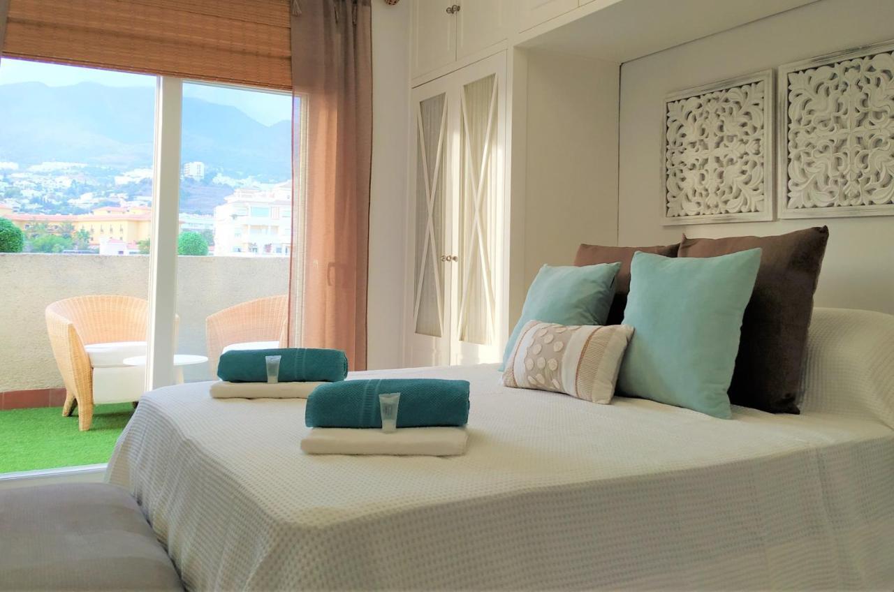 Pena Beach 3 Bedroom Duplex, Bbq, Pool, Sea Views, Benalmádena Eksteriør bilde